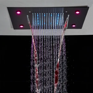 Rozin LED Shower Head 304SUS Ceiling Mounted